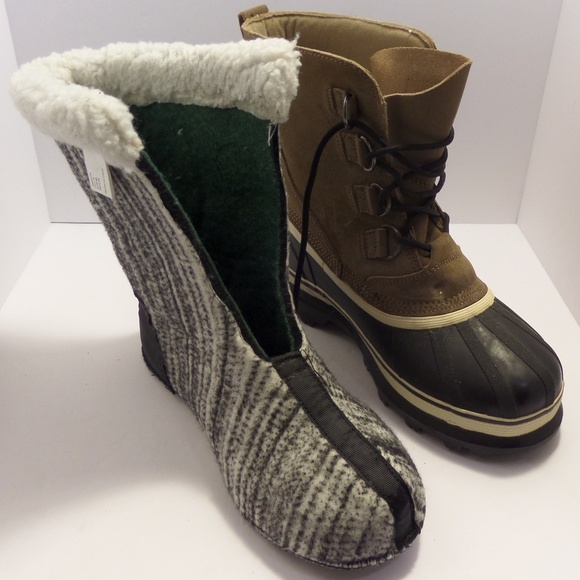 Ozark Trail Griz09 Leather Fleece Lined Duck Boots